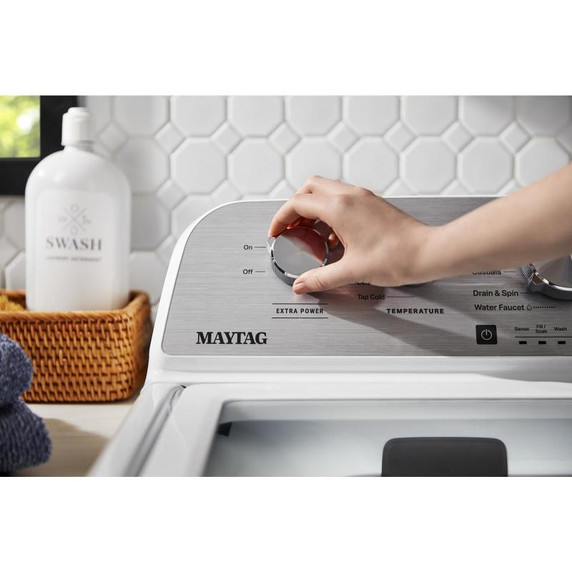 Maytag® Laveuse à chargement vertical avec fonction Extra Power- 5.4 pi cu MVW5435PW