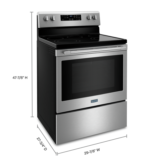 Cuisinière électrique avec friture à air et panier - 30 po - 5.3 pi cu Maytag® YMER7700LZ