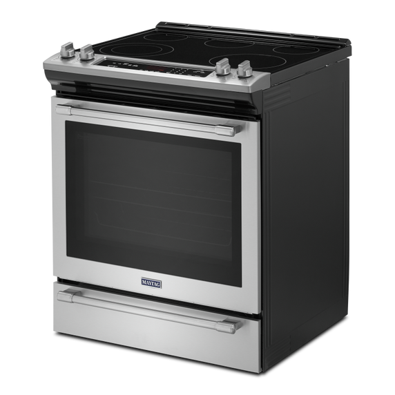 Cuisinière électrique avec convection véritable et préchauffage rapide - 30 po - 6.4 pi cu Maytag® YMES8800FZ