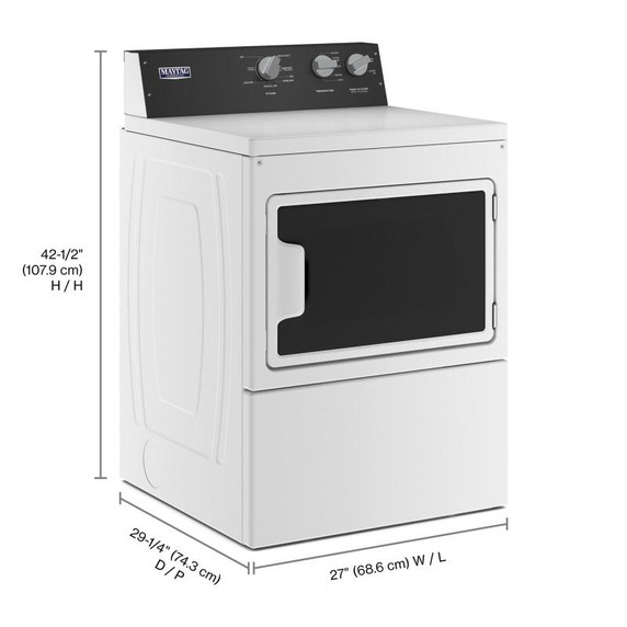 Maytag® Sécheuse résidentielle de qualité commerciale - 7.4 pi cu YMEDP586GW