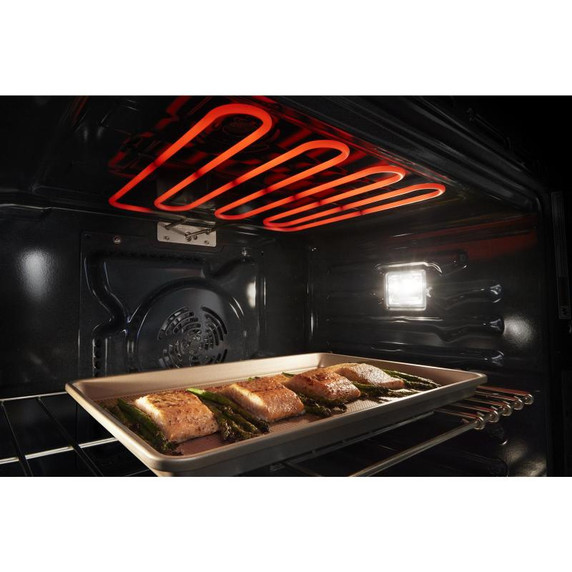 Maytag® Four mural double avec friture à air et panier - 30 po - 10 pi cu MOED6030LZ