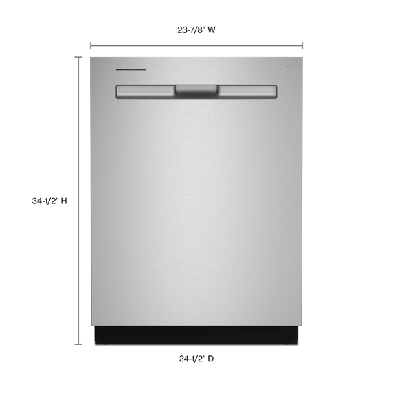 Lave-vaisselle à panier de troisième niveau et filtration à puissance double Maytag® MDB8959SKZ