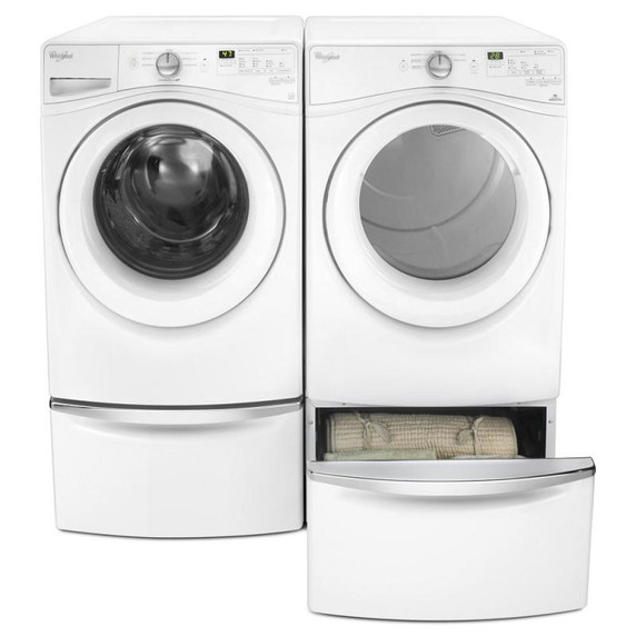Maytag® Piédestal avec poignée chromée et tiroir de rangement - 15.5 po (39.37 cm) XHPC155XW