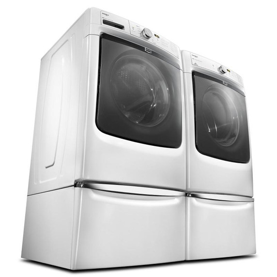 Maytag® Piédestal avec poignée chromée et tiroir de rangement - 15.5 po (39.37 cm) XHPC155XW