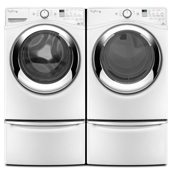 Maytag® Piédestal avec poignée chromée et tiroir de rangement - 15.5 po (39.37 cm) XHPC155XW