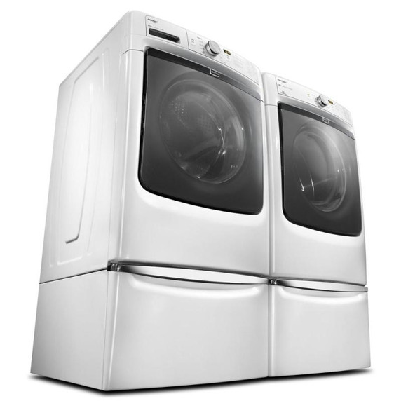 Maytag® Piédestal avec poignée chromée et tiroir de rangement - 15.5 po (39.37 cm) XHPC155XW