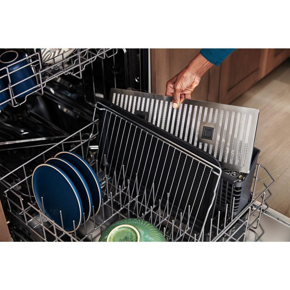 Maytag® Four à micro-ondes à hotte intégrée encastré affleurant avec gril YMMMF8030PZ