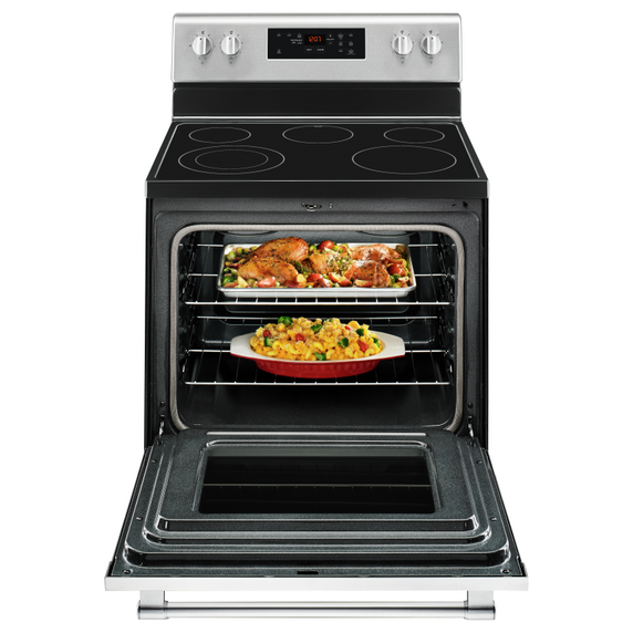 Cuisinière électrique avec surface de cuisson résistant aux éclats - 30 po - 5.3 pi cu Maytag® YMER6600FZ