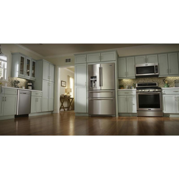 Maytag® Cuisinière au gaz avec convection véritable et préchauffage rapide - 30 po - 5.8 pi cu MGR8800FZ