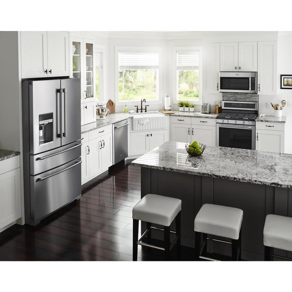 Maytag® Cuisinière au gaz avec convection véritable et préchauffage rapide - 30 po - 5.8 pi cu MGR8800FZ