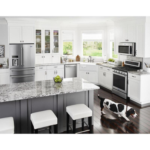 Maytag® Cuisinière au gaz avec convection véritable et préchauffage rapide - 30 po - 5.8 pi cu MGR8800FZ
