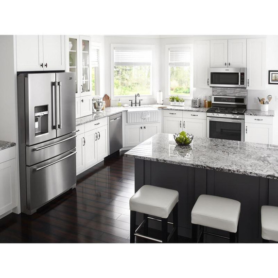 Maytag® Cuisinière au gaz avec convection véritable et préchauffage rapide - 30 po - 5.8 pi cu MGR8800FZ