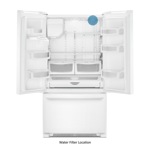 Réfrigérateur à portes françaises avec fonction powercold® - 36 po - 25 pi cu Maytag® MFI2570FEW