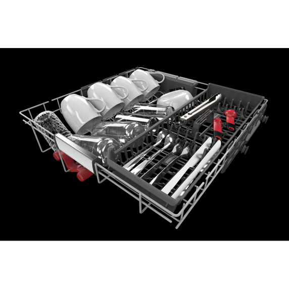 Kitchenaid® Lave-vaisselle avec troisième panier FreeFlexTM et éclairage à DEL - 44 dBA KDTM704KPS