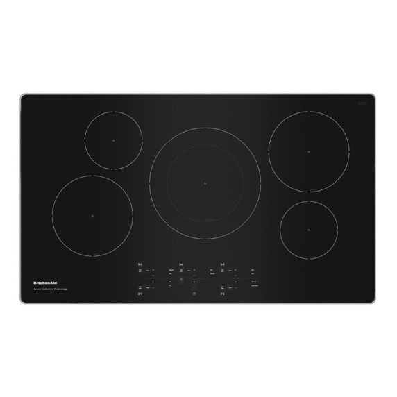 Kitchenaid® Table de cuisson à induction par capteur de 5 éléments et 36 po KCIG556JSS