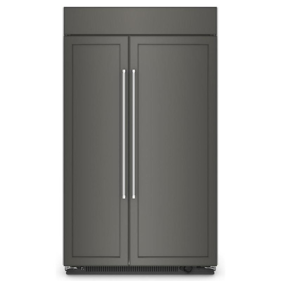 Kitchenaid® Réfrigérateur encastré côte à côte prêt pour le panneau de recouvrement - 48 po - 30 pi cu KBSN708MPA