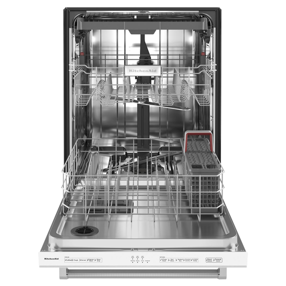 Lave-vaisselle avec panier de troisième niveau pour ustensiles - 39 dba KitchenAid® KDTE204KWH