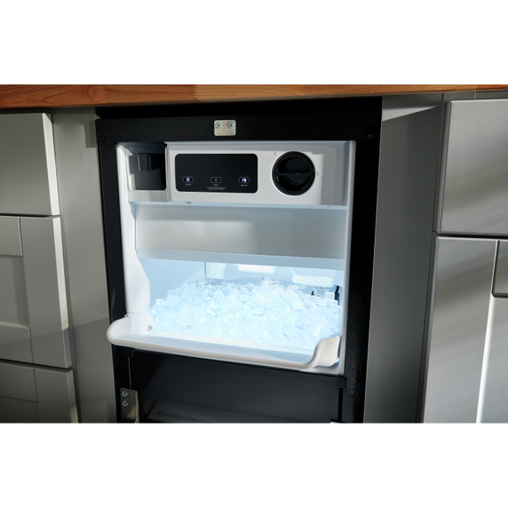 Machine à glaçons automatique avec fini printshieldtm - 18 po KitchenAid® KUID308HPS