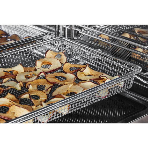 Kitchenaid® Four à micro-ondes à hotte intégrée multifonctions avec modes de capteurs à infrarouges YKMMF730PPS