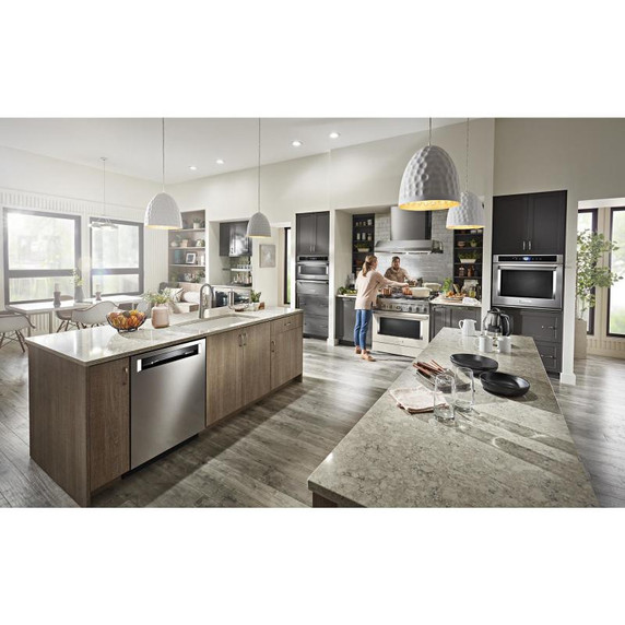 Kitchenaid® Hotte de cuisinière murale de style commercial à classe de moteur de 585 ou 1170 pi cu/min - 36 po KVWC956KSS