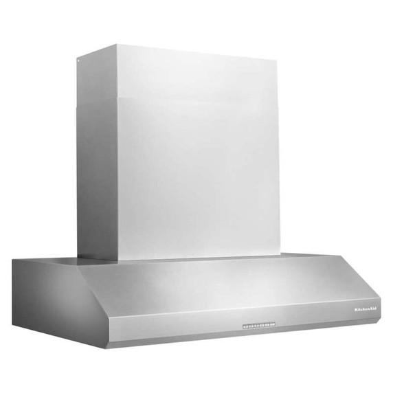 Kitchenaid® Hotte de cuisinière murale de style commercial à classe de moteur de 585 ou 1170 pi cu/min - 36 po KVWC956KSS