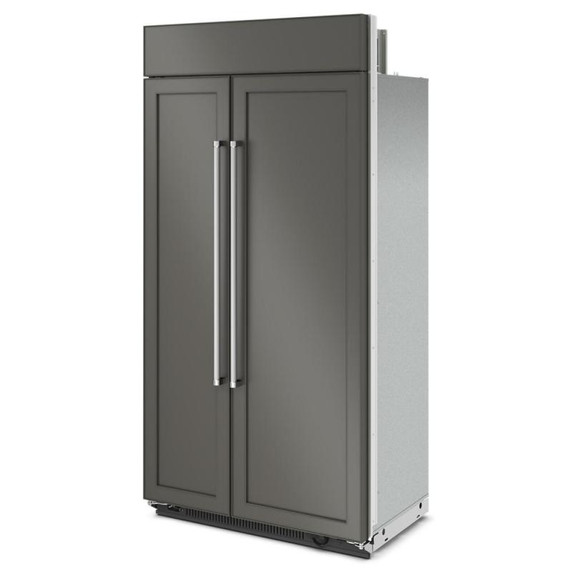 Kitchenaid® Réfrigérateur encastré côte à côte prêt pour panneau de recouvrement - 42 po - 25.5 pi cu KBSN702MPA
