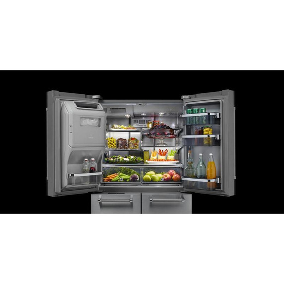 Kitchenaid® Réfrigérateur non encastré à portes multiples avec intérieur platine - 25.8 pi cu - 36 po KRMF706ESS