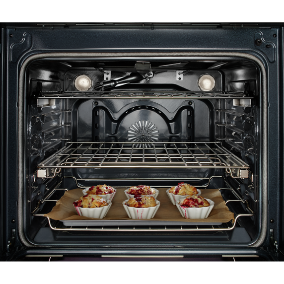 Cuisinière bi-combustible et à convection, commandes frontales, 5 brûleurs, 30 po KitchenAid® YKSDB900ESS