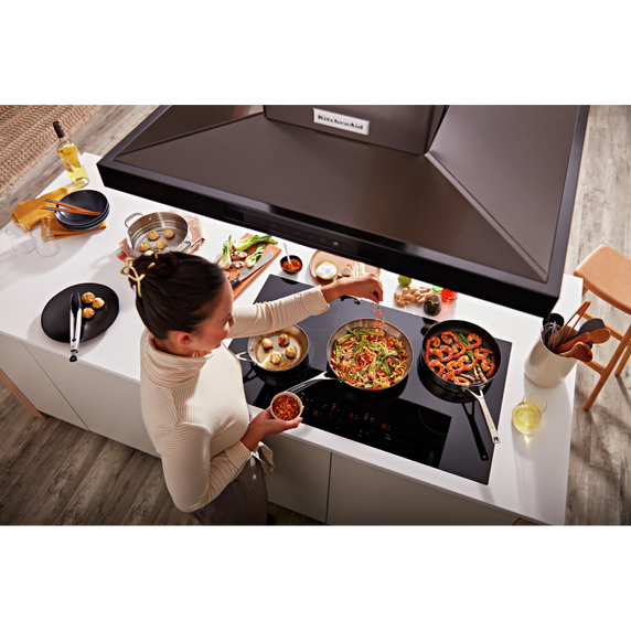 Table de cuisson à induction par capteur de 5 éléments et 36 po KitchenAid® KCIG556JBL