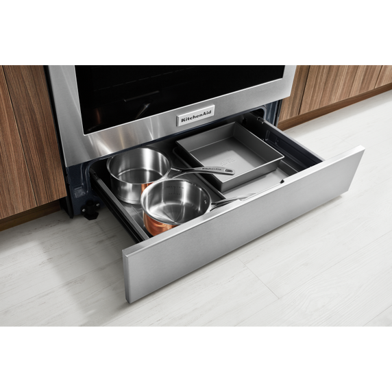 Cuisinière au gaz à convection avec 5 brûleurs - 30 po KitchenAid® KFGG500EBS