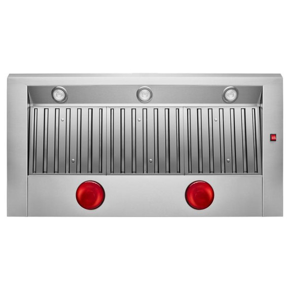 Kitchenaid® Hotte de cuisinière murale de style commercial à classe de moteur de 585 ou 1170 pi cu/min - 48 po KVWC958KSS