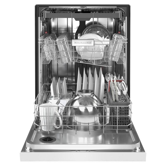 Kitchenaid® Lave-vaisselle avec panier de troisième niveau pour ustensiles - 39 dBA KDFE204KWH