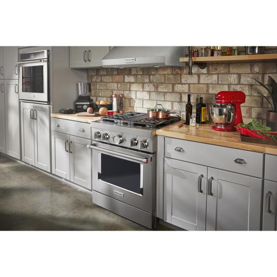 Kitchenaid® Hotte de ventilation sous l’armoire de style commercial à classe de moteur de 585 pi cu/min - 30 po KVUC600KSS