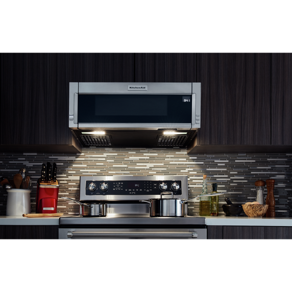 Four à micro-ondes à hotte intégrée et profil bas - 900 watts - 30 po KitchenAid® YKMLS311HSS