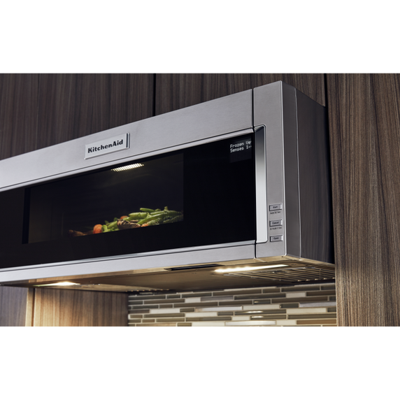 Four à micro-ondes à hotte intégrée et profil bas - 900 watts - 30 po KitchenAid® YKMLS311HSS