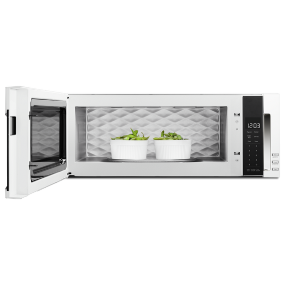 Four à micro-ondes à hotte intégrée et profil bas - 900 watts - 30 po KitchenAid® YKMLS311HWH