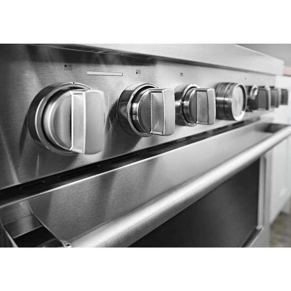 Cuisinière commerciale intelligente au gaz KitchenAid®, 6 brûleurs, 36 po KFGC506JSS