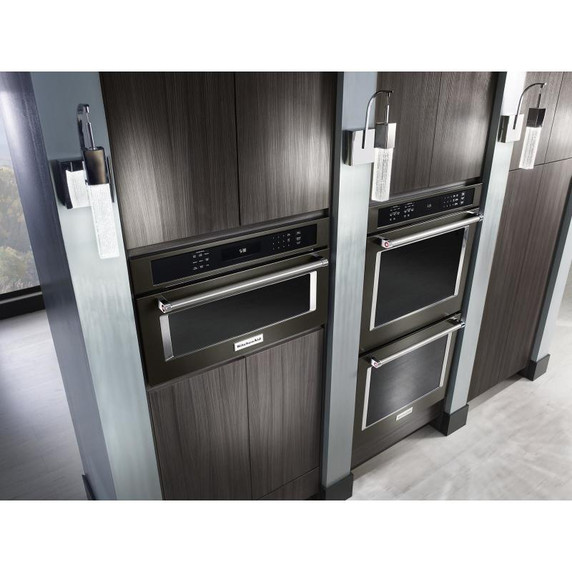 Kitchenaid® Four à micro-ondes encastré avec cuisson à convection - 900 watts - 30 po KMBP100EBS