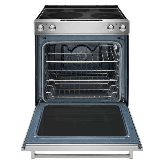 Cuisinière au electrique à commandes frontales à convection avec 5 éléments - 30 po KitchenAid® YKSEG700ESS