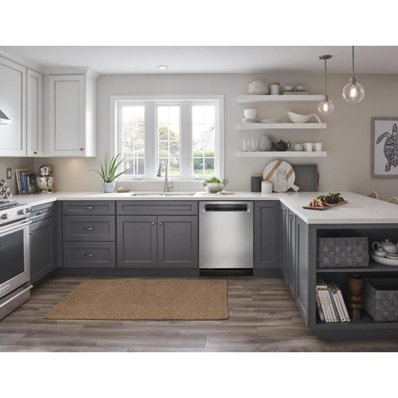 Kitchenaid® Lave-vaisselle avec troisième panier 360° Max Jets™ et éclairage à DEL - 44 dBA KDPM704KPS