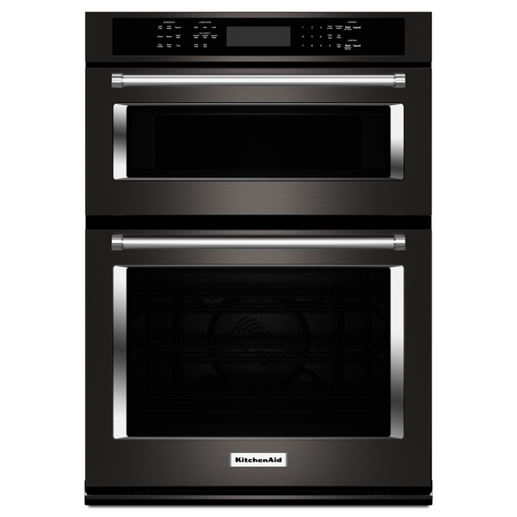 Four encastré combiné avec convection véritable evenheattm (four inférieur) - 30 po KitchenAid® KOCE500EBS