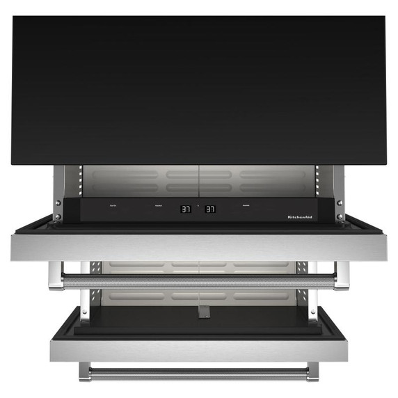 Kitchenaid® Réfrigérateur sous le comptoir en acier inoxydable à double tiroir - 24 po KUDR204KSB
