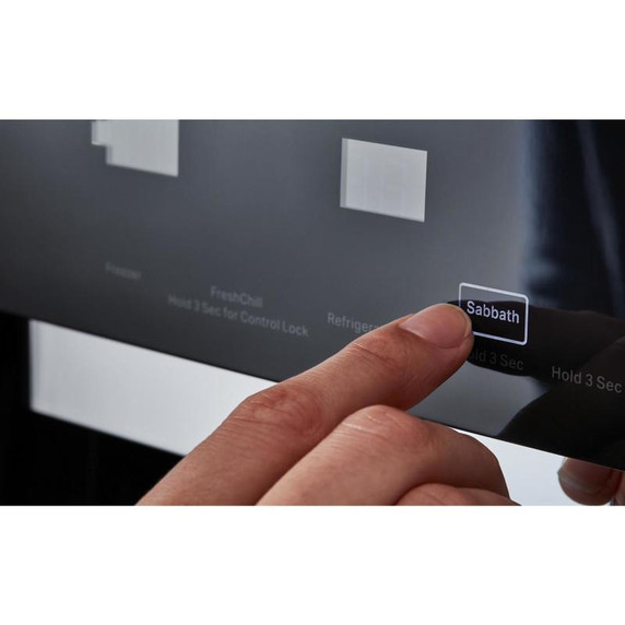 Kitchenaid® Réfrigérateur encastré côte à côte avec distributeur d'eau et de glaçons - 48 po - 29.4 pi cu KBSD708MSS