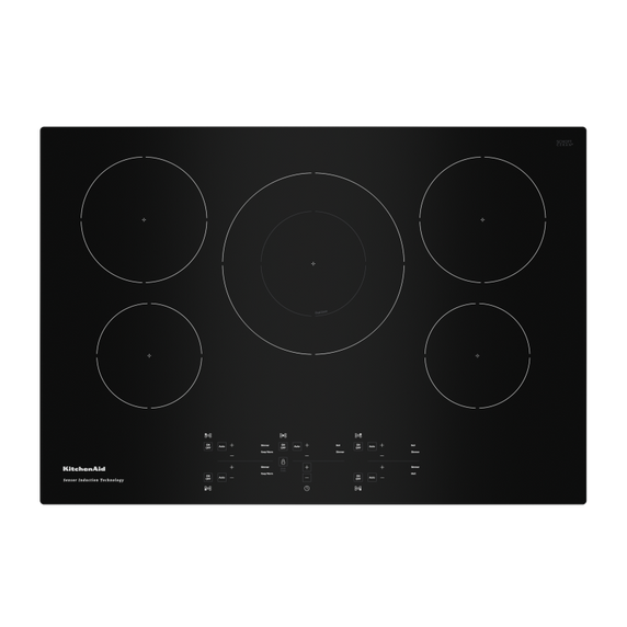 Table de cuisson à induction par capteur de 5 éléments et 30 po KitchenAid® KCIG550JBL