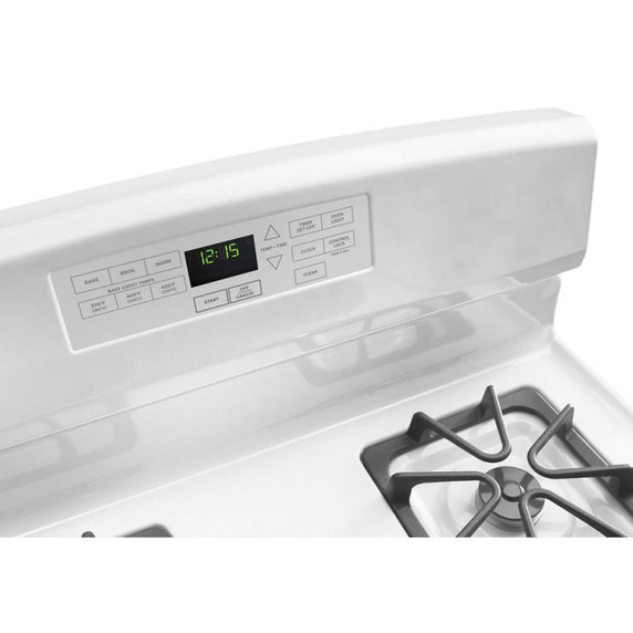 Cuisinière au gaz Amana® avec option d’autonettoyage, 30 po AGR6603SFW