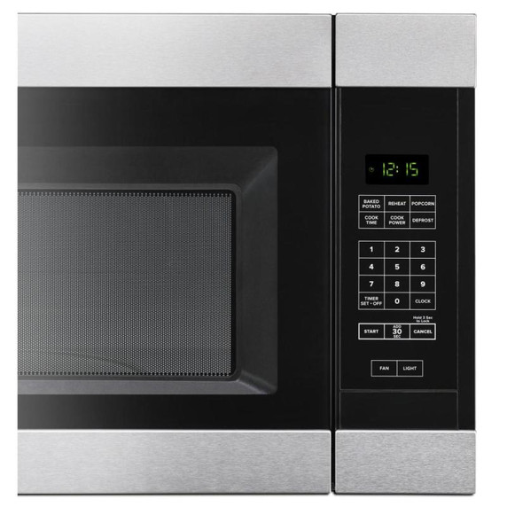Four à micro-ondes à hotte intégrée de 1.6 pi3 Amana® YAMV2307PFS