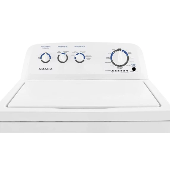 Amana® Laveuse à chargement vertical avec agitateur haute efficacité à double action, 4.4 pi3 NTW4519JW