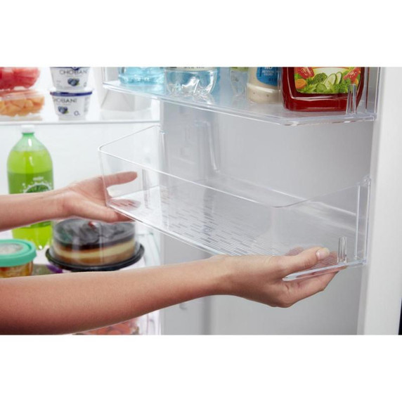 Amana® Réfrigérateur côte à côte avec distributeur externe d’eau et de glaçons à deux palettes, 33 po ASI2175GRS