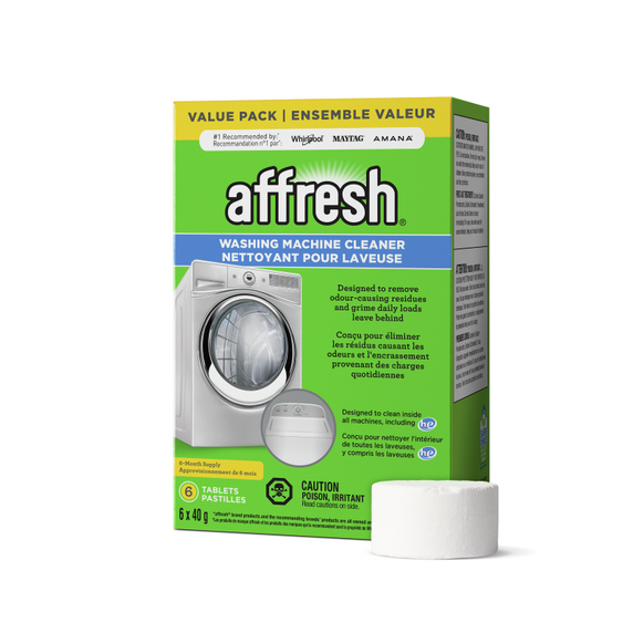 Nettoyant pour laveuse affresh® -  6 pastilles Affresh® W10501250B