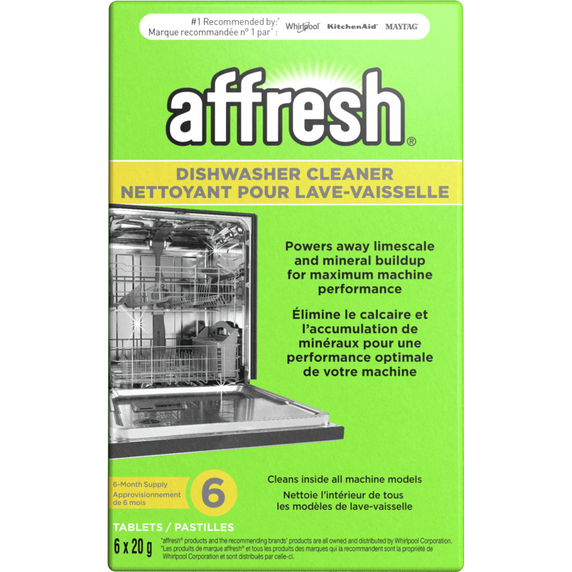 Nettoyant pour lave-vaisselle affresh® - 6 pastilles Affresh® W10549851B